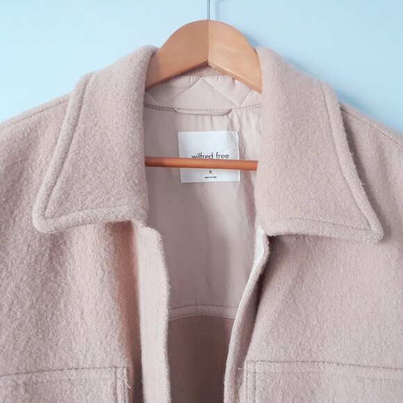 Wilfred Free The Ganna Shirt Jacket 100% Merino Wool - Picture 7 of 11